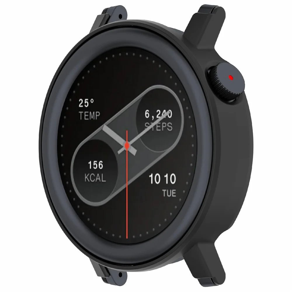 For Nothing CMF Watch Pro 2 Hard PC Case Anti-Scratch Hollow Watch Frame Cover - Black - 2