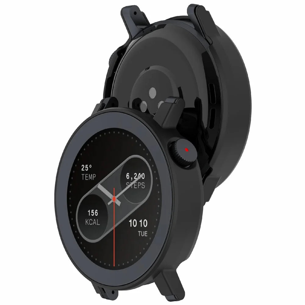 For Nothing CMF Watch Pro 2 Hard PC Case Anti-Scratch Hollow Watch Frame Cover - Black - 3