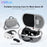STARTRC GAMES Storage Bag for Meta Quest 3S / Quest 3 / Quest 2 Snowflake Cloth Carrying Case - 2