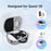 STARTRC GAMES Storage Bag for Meta Quest 3S / Quest 3 / Quest 2 Snowflake Cloth Carrying Case - 4
