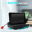 DATA FROG Game Console Radiator Base with Dual Cooling Fans for Nintendo Switch  /  Switch Lite Console - 4