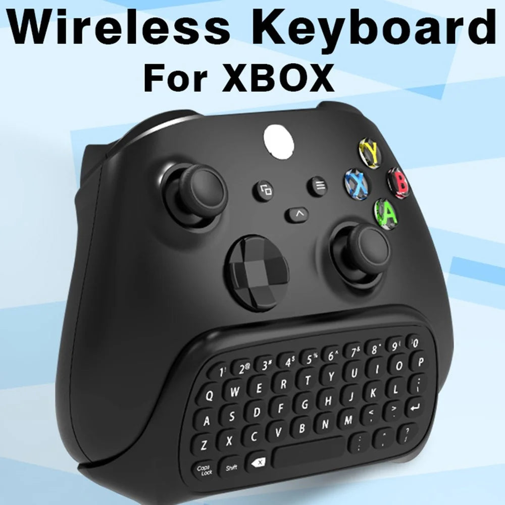 DATA FROG Gamepad Keyboard for Xbox Series X / Series S / One S / One Elite / One Game Controller 2.4G Wireless Keyboard - White - 2
