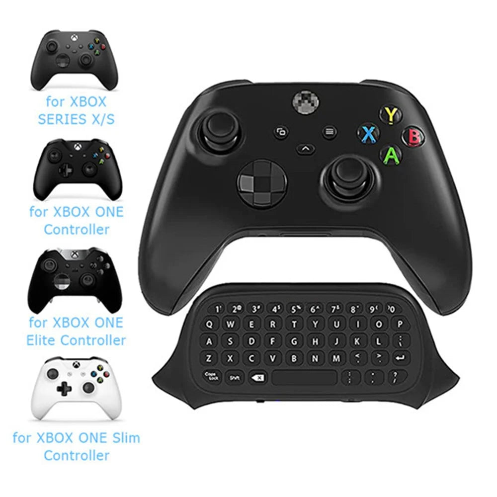 DATA FROG Gamepad Keyboard for Xbox Series X / Series S / One S / One Elite / One Game Controller 2.4G Wireless Keyboard - White - 5