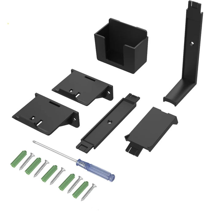 JYS P5-125 Multifunctional Bracket Universal Remote Controller Wall Mount with Headset Hanger for Xbox PS5 PS4 PS3 Nintendo Switch - Black - 2