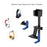 JYS P5-125 Multifunctional Bracket Universal Remote Controller Wall Mount with Headset Hanger for Xbox PS5 PS4 PS3 Nintendo Switch - Black - 3