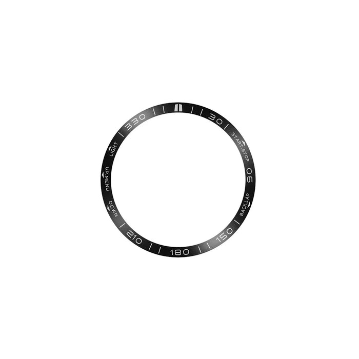 For Garmin Fenix 8 47mm Bezel Ring Metal Bezel Styling Watch Dial Circle - Black / White Letter - 2