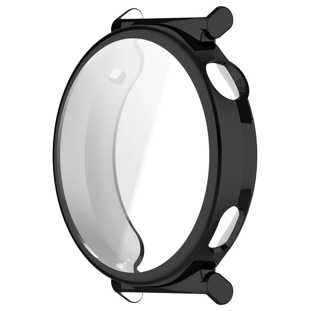 For Huawei Watch GT 5 Pro 42mm Watch Case Full Coverage Flexible TPU Electroplating Cover - Black - 2