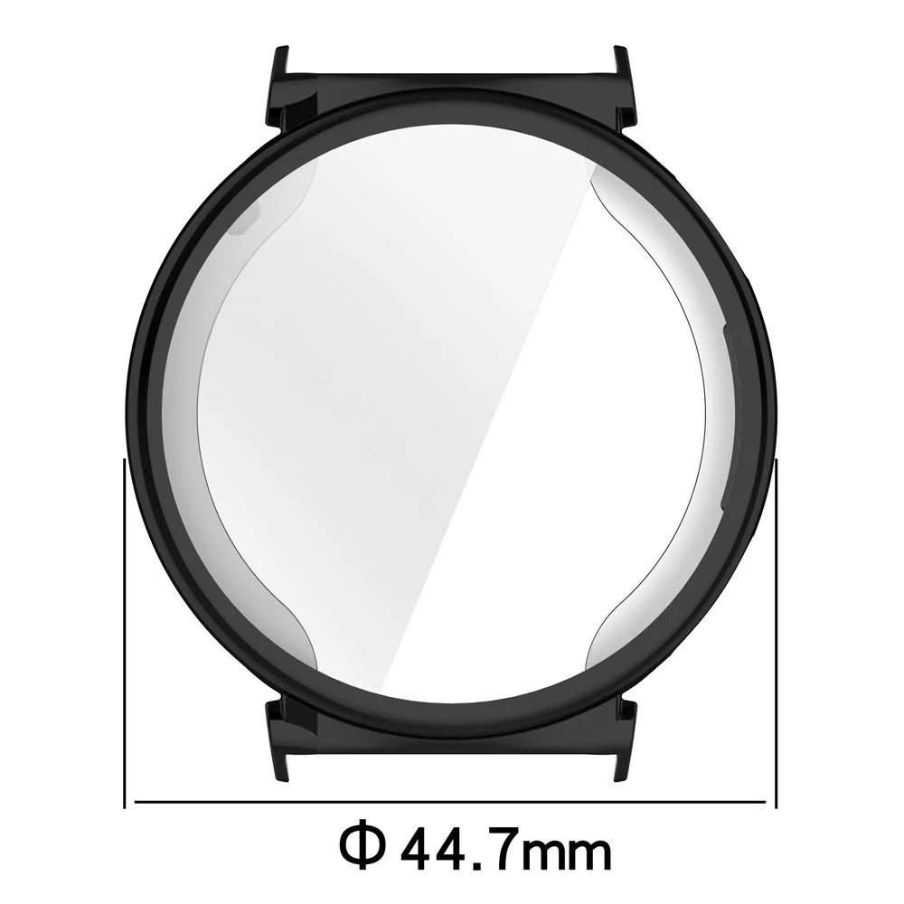 For Huawei Watch GT 5 Pro 42mm Watch Case Full Coverage Flexible TPU Electroplating Cover - Black - 7