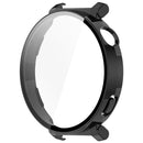 For Huawei Watch GT 5 Pro 42mm PC Cover Watch Frame Case with Tempered Glass Screen Film - Black - 2