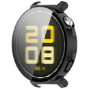 For Huawei Watch GT 5 Pro 42mm PC Cover Watch Frame Case with Tempered Glass Screen Film - Black - 5