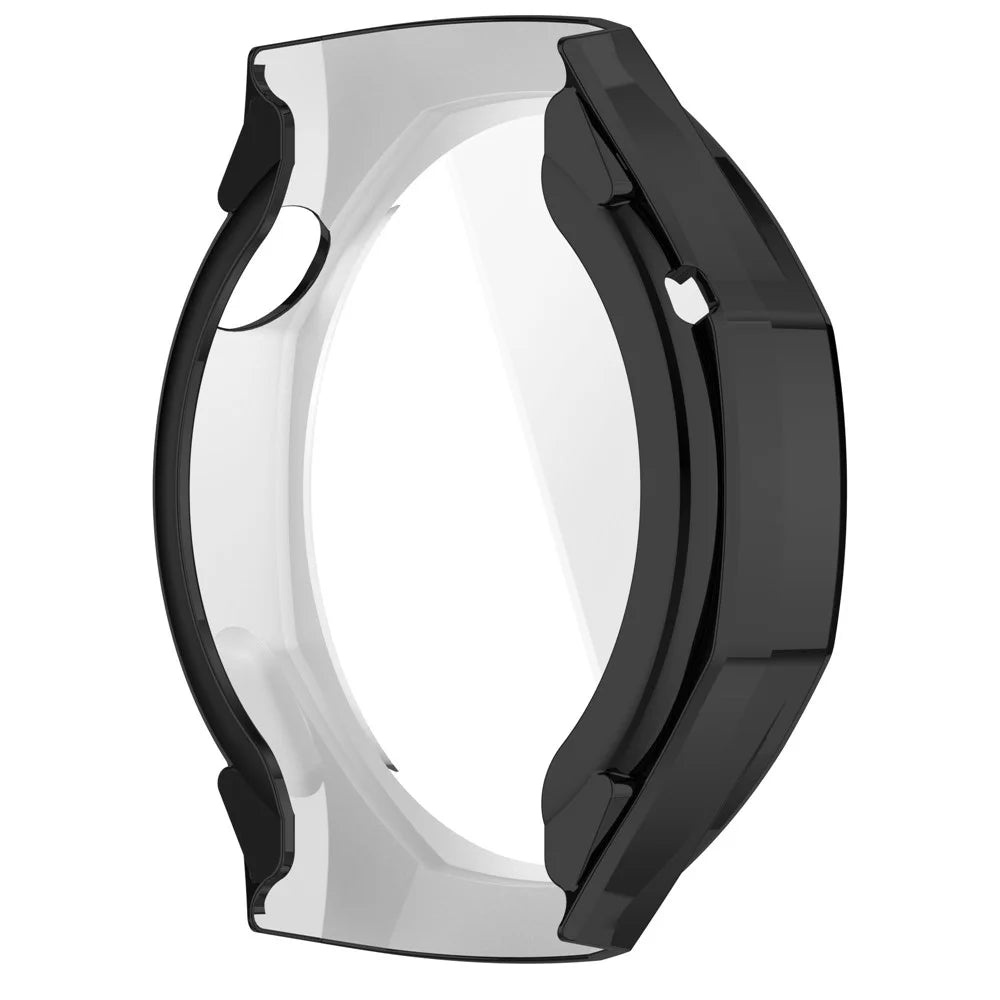 For Huawei Watch GT 5 Pro 46mm Watch Case Full Coverage Flexible TPU Electroplating Cover - Black - 2