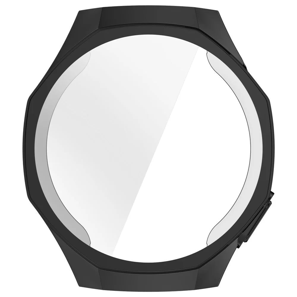 For Huawei Watch GT 5 Pro 46mm Watch Case Full Coverage Flexible TPU Electroplating Cover - Black - 3