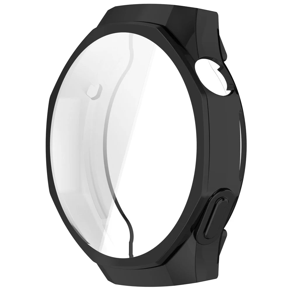 For Huawei Watch GT 5 Pro 46mm Watch Case Full Coverage Flexible TPU Electroplating Cover - Black - 4