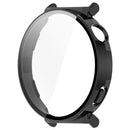 For Huawei Watch GT 5 41mm PC Cover Watch Frame Case with Tempered Glass Screen Film - Black - 2