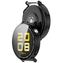 For Huawei Watch GT 5 41mm PC Cover Watch Frame Case with Tempered Glass Screen Film - Black - 6
