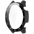 For Huawei Watch GT 5 46mm PC Cover Watch Frame Case with Tempered Glass Screen Film (Bezel Markings Version) - Black - 2
