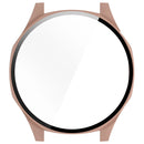 For Huawei Watch GT 5 46mm PC Cover Watch Frame Case with Tempered Glass Screen Film - Pink - 4