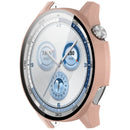 For Huawei Watch GT 5 46mm PC Cover Watch Frame Case with Tempered Glass Screen Film - Pink - 5