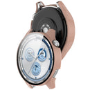For Huawei Watch GT 5 46mm PC Cover Watch Frame Case with Tempered Glass Screen Film - Pink - 6