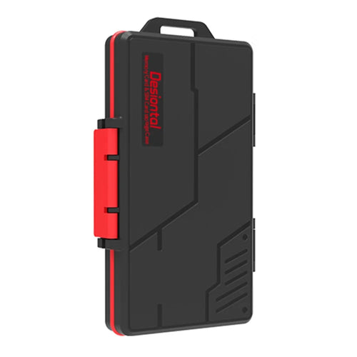 SD / TF / XQD / CF Card Storage Case ABS+Rubber Mini Waterproof Memory Card Portable Storage Box - 1