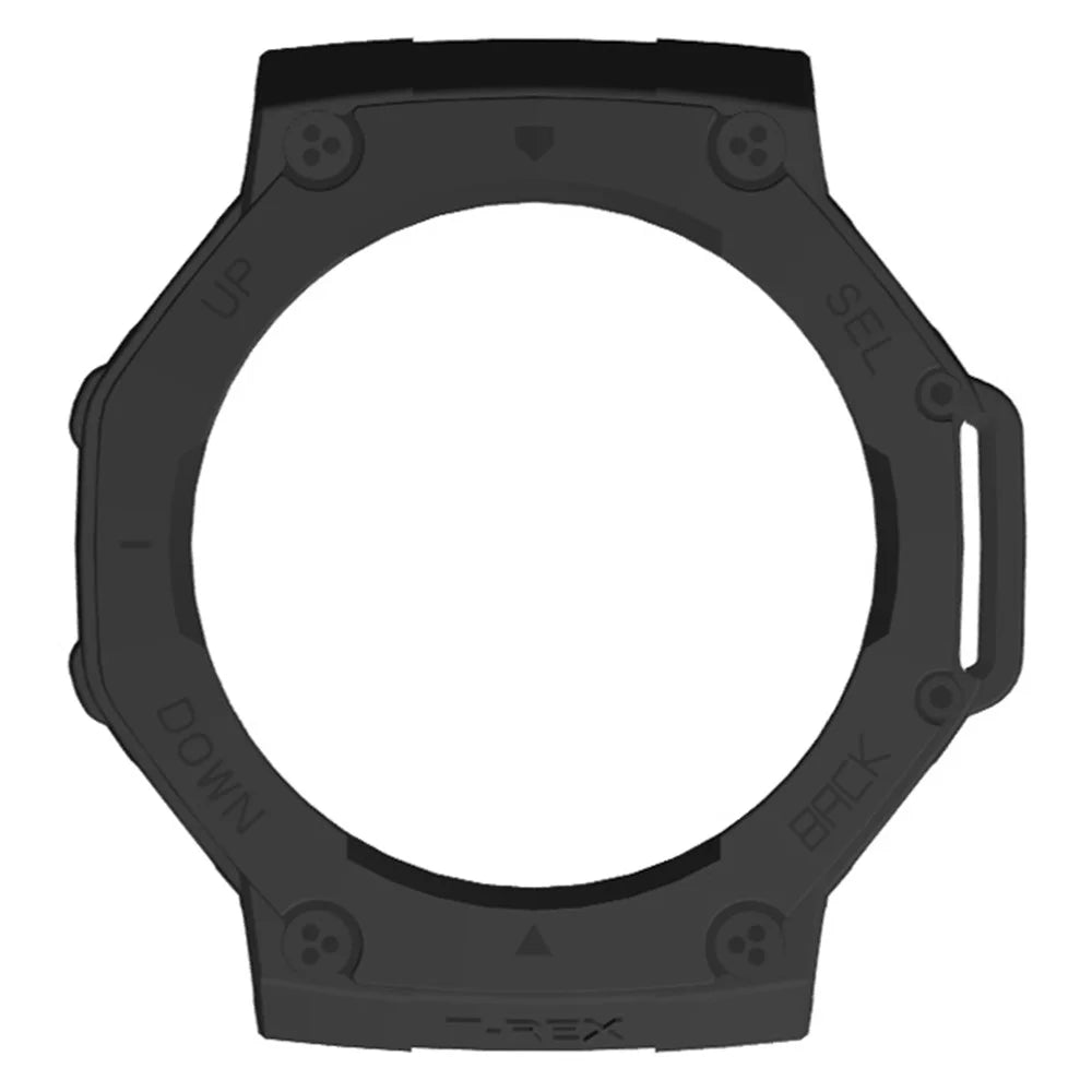 For Huami Amazfit T-Rex 3 Watch Case Drop-Proof Hard PC Protective Cover - Black - 4