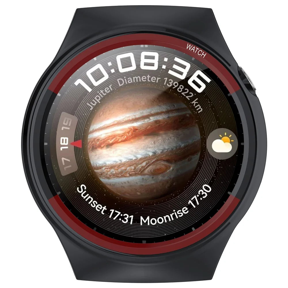 For Huawei Watch 4 Watch Case Drop-Proof Hard PC Protective Cover, Black - 5