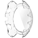 For Garmin Fenix 8 47mm Watch Case PC Frame Cover with Tempered Glass Screen Film - Transparent - 3