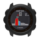For Garmin Forerunner 245 Music / Forerunner 245 Watch Case Soft Silicone Protective Cover - Black - 1