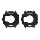 For Garmin Forerunner 245 Music / Forerunner 245 Watch Case Soft Silicone Protective Cover - Black - 4