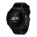 For Garmin Forerunner 245 Music / Forerunner 245 Watch Case Soft Silicone Protective Cover - Black - 5