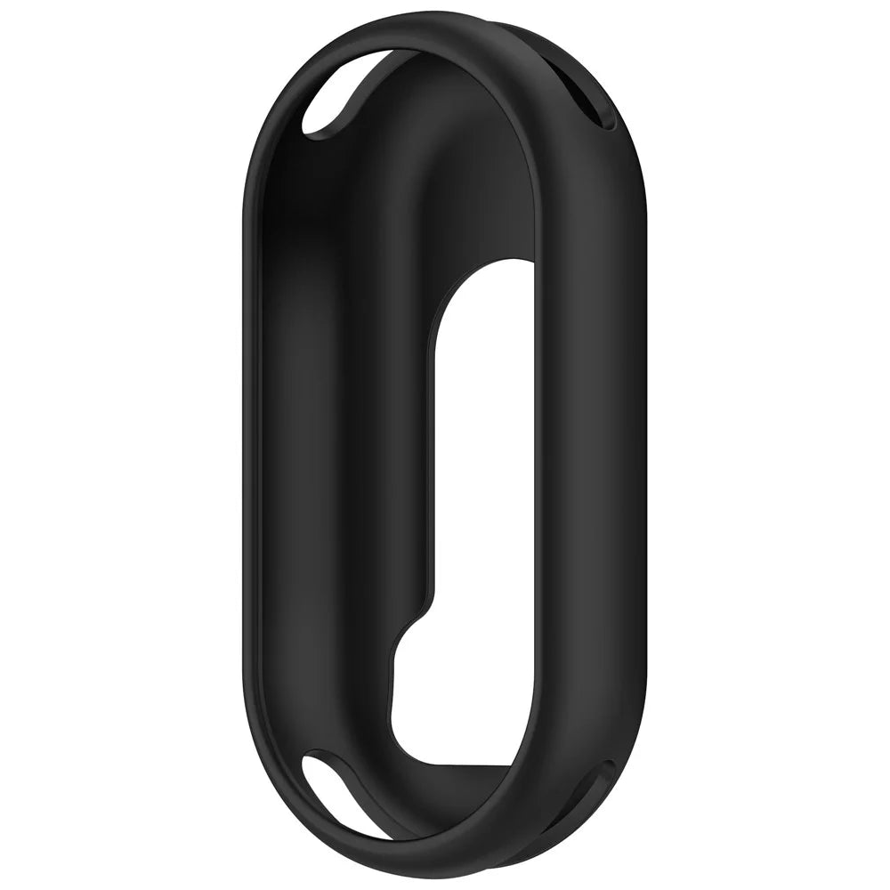 Silicone Watch Case for Xiaomi Smart Band 9 / 9 NFC / 9 Ceramic Edition / 8 / 8 NFC Watch Frame Cover - Black - 2