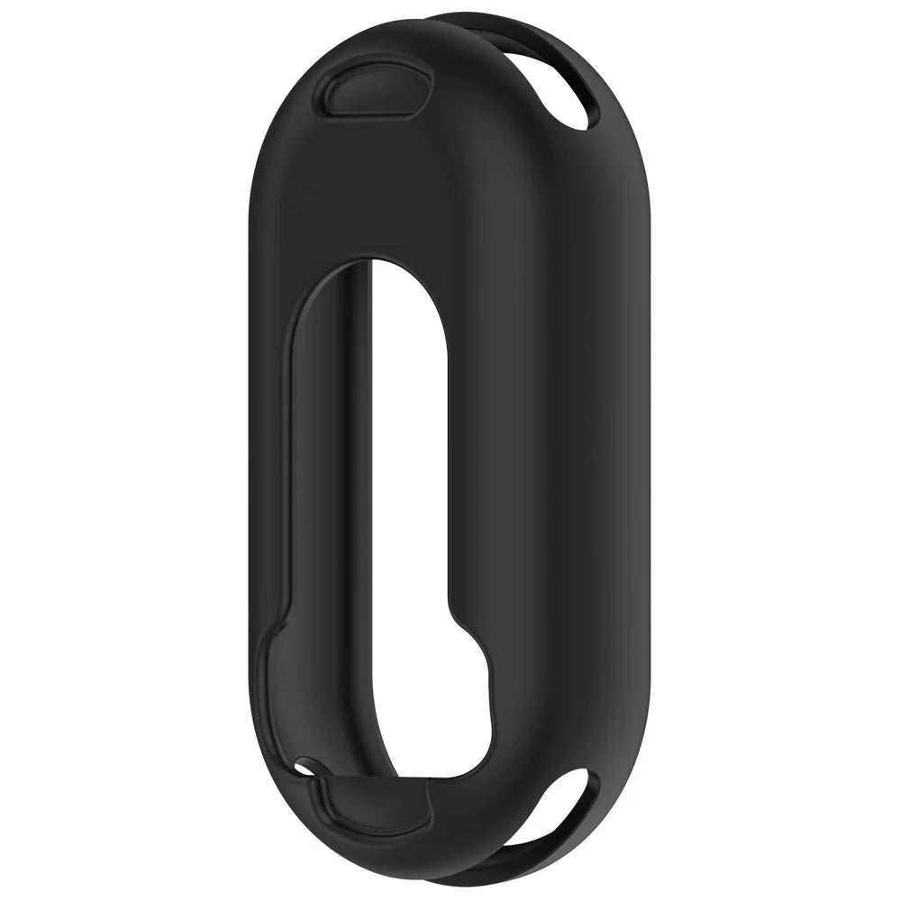 Silicone Watch Case for Xiaomi Smart Band 9 / 9 NFC / 9 Ceramic Edition / 8 / 8 NFC Watch Frame Cover - Black - 3