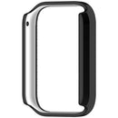 For Xiaomi Smart Band 8 Pro Watch Case Diamond Decor Half Coverage Hollow PC Watch Protective Cover - Electroplating Black - 4