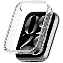 For Xiaomi Smart Band 8 Pro Watch Case Diamond Decor Half Coverage Hollow PC Watch Protective Cover - Transparent - 1