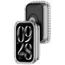 For Xiaomi Smart Band 8 Pro Watch Case Diamond Decor Half Coverage Hollow PC Watch Protective Cover - Transparent - 6