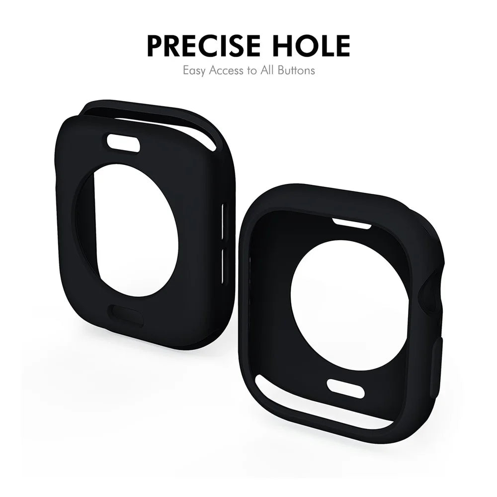 ENKAY HAT PRINCE For Apple Watch Series 11 / 10 42mm   2 in 1 Candy Color TPU Watch Case with Full Coverage PMMA Soft Film - Orange - 5