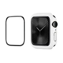 ENKAY HAT PRINCE For Apple Watch Series 11 / 10 46mm   Solid Color PC Watch Case Shockproof Cover with Full Coverage PMMA Soft Film - White - 1