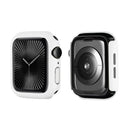 ENKAY HAT PRINCE For Apple Watch Series 11 / 10 46mm   Solid Color PC Watch Case Shockproof Cover with Full Coverage PMMA Soft Film - White - 2