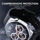 ENKAY HAT PRINCE For Huawei Watch GT 5 Pro 46mm Watch Case   Rubberized Hard PC Cover with Tempered Glass - White - 5
