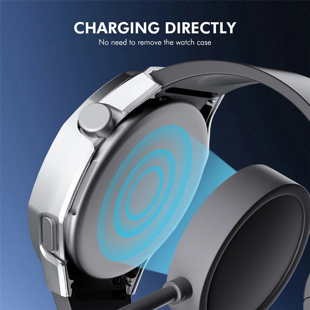 ENKAY HAT PRINCE For Huawei Watch GT 5 Pro 42mm Watch Case   Rubberized Hard PC Cover with Tempered Glass - White - 3
