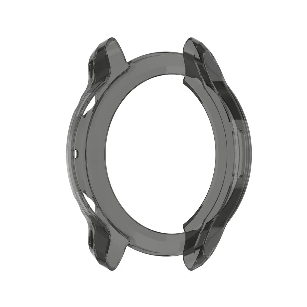 Half Coverage TPU Smart Watch Protective Cover for TicWatch Pro 3/TicWatch Pro X - Transparent Black - 6