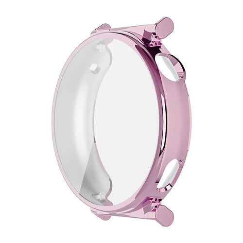 ENKAY HAT PRINCE For Huawei Watch GT 5 41mm TPU Watch Case   Electroplating Watch Cover with Screen Protector - Pink - 1