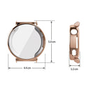 ENKAY HAT PRINCE For Huawei Watch GT 5 41mm TPU Watch Case   Electroplating Watch Cover with Screen Protector - Pink - 7