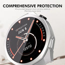 ENKAY HAT PRINCE For Huawei Watch GT 5 Pro 42mm TPU Watch Case   Electroplating Watch Cover with Screen Protector - Pink - 5