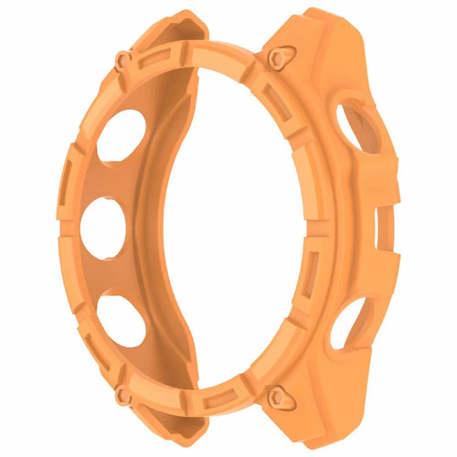 For Garmin Enduro 3 TPU Watch Case Anti-Scratch Hollow Watch Frame Cover - Orange - 1