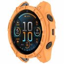 For Garmin Enduro 3 TPU Watch Case Anti-Scratch Hollow Watch Frame Cover - Orange - 2