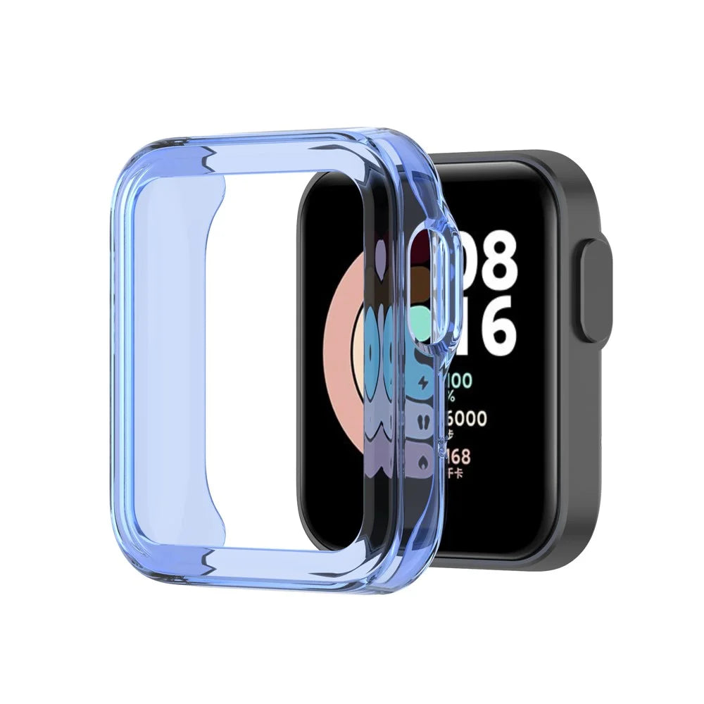 TPU Smart Watch Protective Half Coverage Cover for Xiaomi Mi Watch Lite/Redmi Watch - Blue - 2