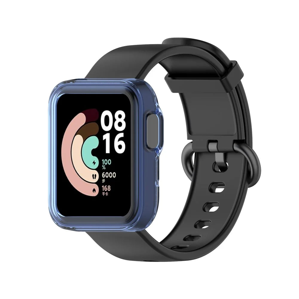 TPU Smart Watch Protective Half Coverage Cover for Xiaomi Mi Watch Lite/Redmi Watch - Blue - 3