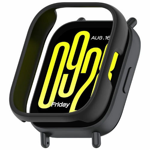 For Xiaomi Redmi Watch 5 Lite Protective Cover Hollow-Out PC Watch Frame Case - Black - 1