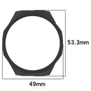 For Huawei Watch GT 5 Pro 46mm Protective Case Hollow-Out PC Watch Frame Cover - Black - 7